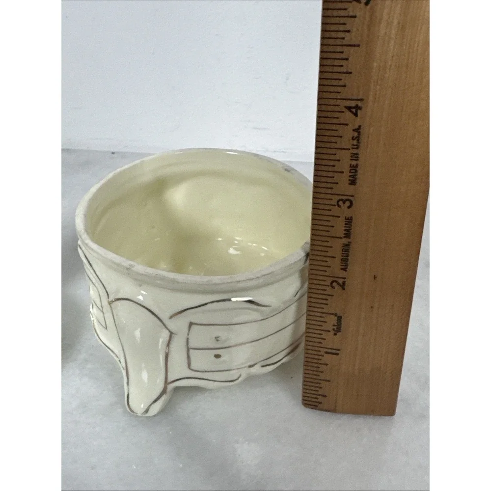 Vintage Porcelain Vanity Trinket Box with Mirror